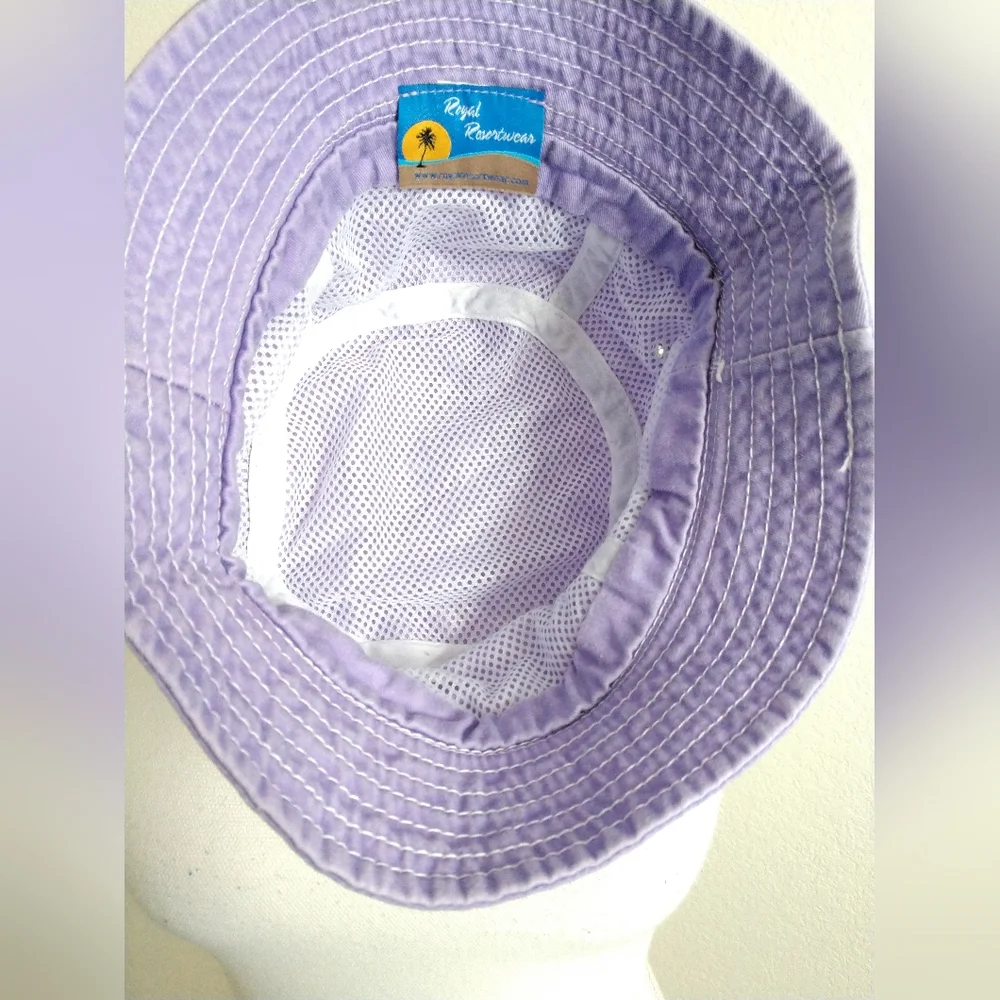 Lake Tahoe Small Girl's Bucket Hat Sun Hat Royal Resortwear Ages 3-5